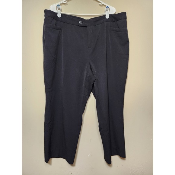 CJ Banks Black Dress Pants Straight Leg Womens‎ Size 20W Lot of 2 - Picture 6 of 7